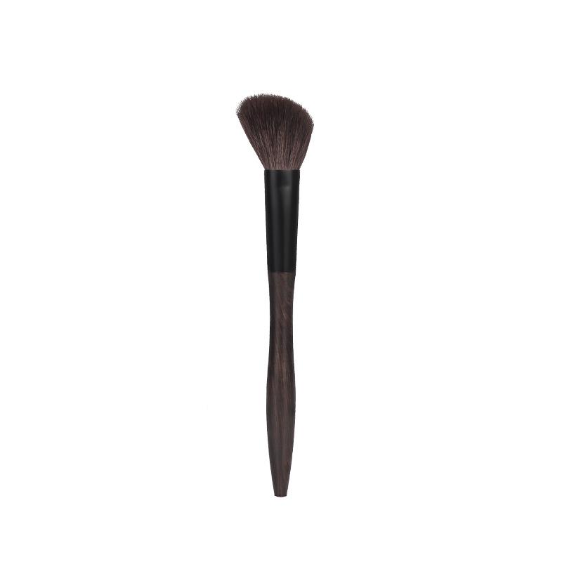Complete Set: Animal Hair Brushes for Powder, Stippling, Blush, Contour, Eyeshadow, and Eyelash Applications
