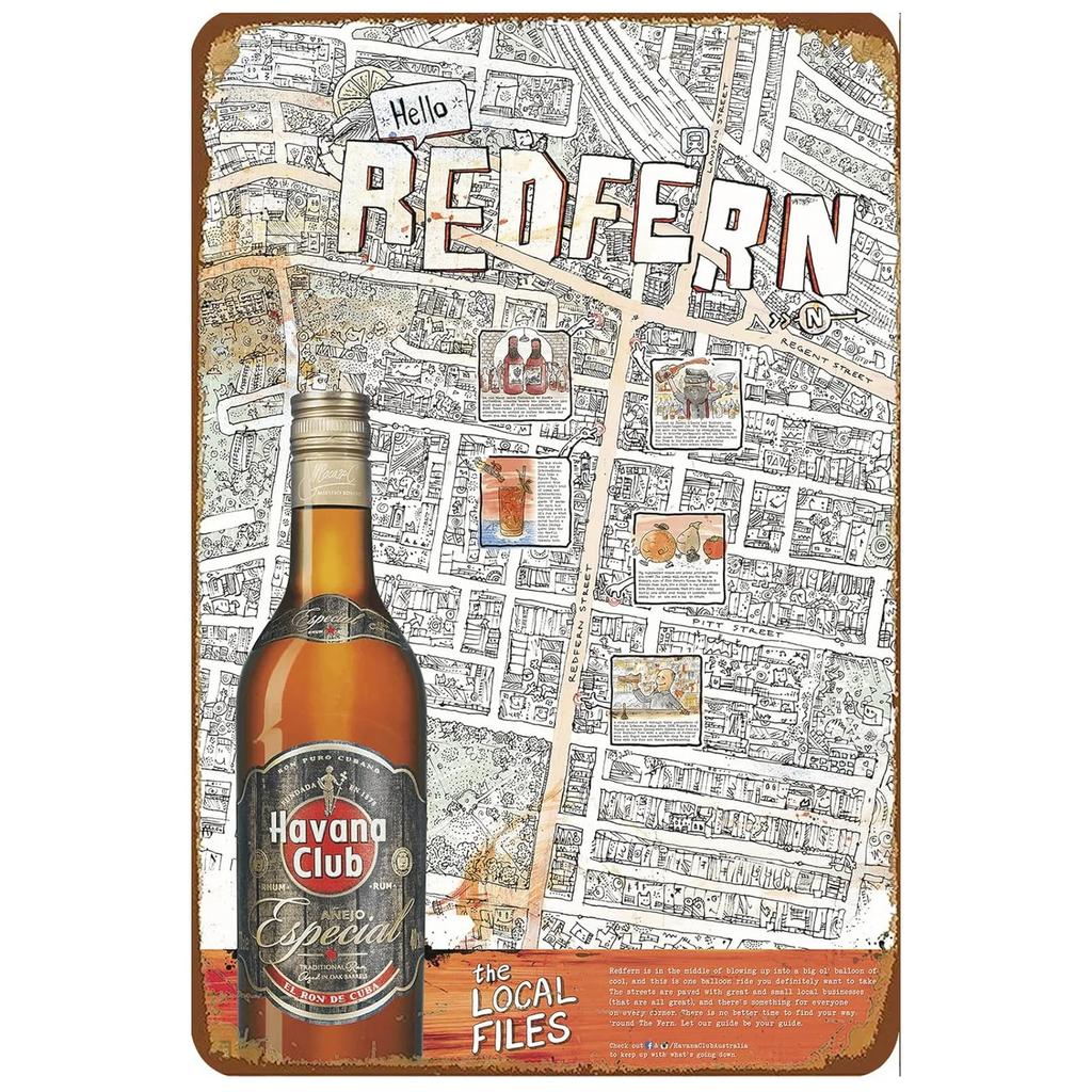 Металлические таблички Havana Club, настенное украшение, винтажные художественные постеры, железная живопись для мужской пещеры, дома, кафе, сада, клуба, бара, паба