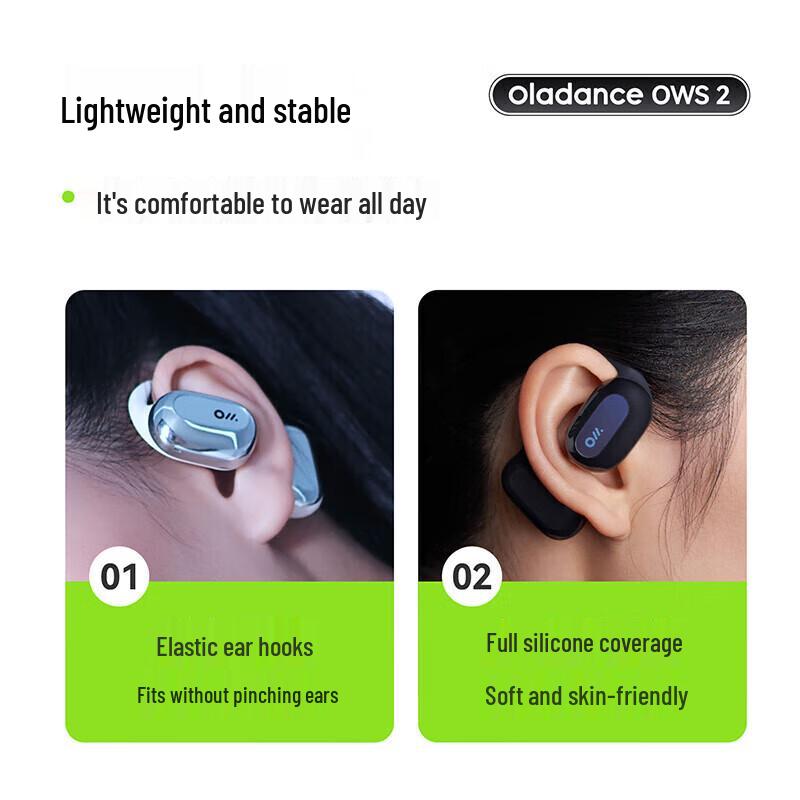 Oladance OWS2 Open-Ear Wireless Headphones