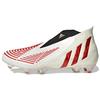 Predator Edge+ FG Off White Ярко-красные мужские кроссовки Золотисто-металлик GV7384