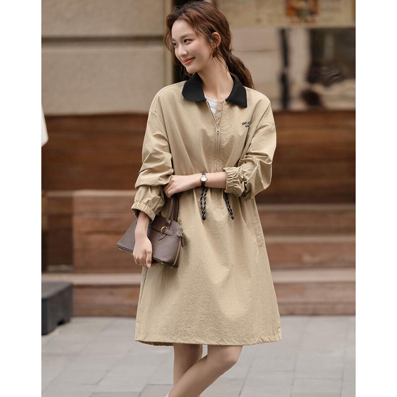 Платье Demana в городском стиле, с цветовыми блоками, с рукавами три четверти и завязками