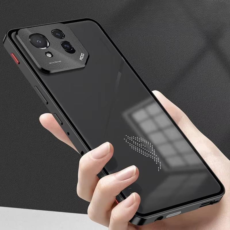 Для Magsafe Магнитный полупрозрачный матовый чехол для ASUS ROG Phone 9 Pro Металлическая защитная задняя крышка объектива камеры для ROG Phone9 9pro