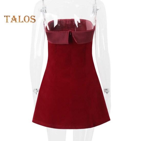 Женское вечернее платье с открытыми плечами, бандо, без спинки, без рукавов, облегающее мини-платье А-силуэта, короткое платье для выпускного вечера, банкета