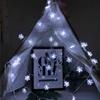 Xiaomi 1PC Christmas Snowflake String Lights LED Battery Operated Waterproof Snowflake Fairy Lights For Bedroom Home Garden Party Decor