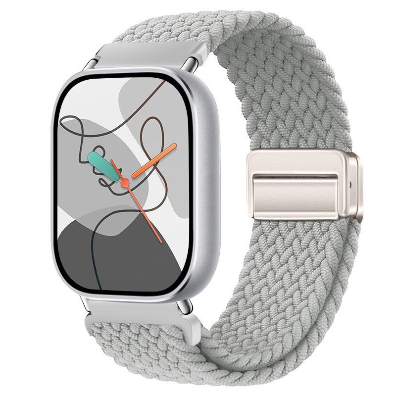 Совместимо с Huawei Band Fit 3/4/5 Pro: Магнитный тканевый и нейлоновый ремешок для часов