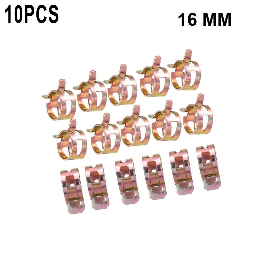 Пружинные зажимы для водопроводных труб, упаковка из 10 шт., равномерно распределяют давление