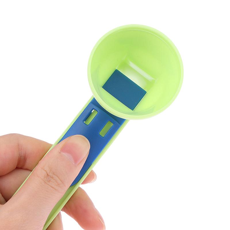 Кофейная воронка, мерная ложка с длинной ручкой, ложка для пудры, многоразовая, выдвижная, кофейная ложка, кухонные гаджеты