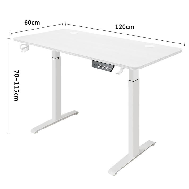 Height Adjustable Desk Motion Electric Stand Up Down Computer Table Modern Lift Motorized Gaming Desktop For Home Office Desks