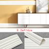 9M 3D Foam Wall Edge Strip Stickers Self-adhesive Corner Waist Line Background Wall Sticker Waterproof Decor Trim Line Skirting