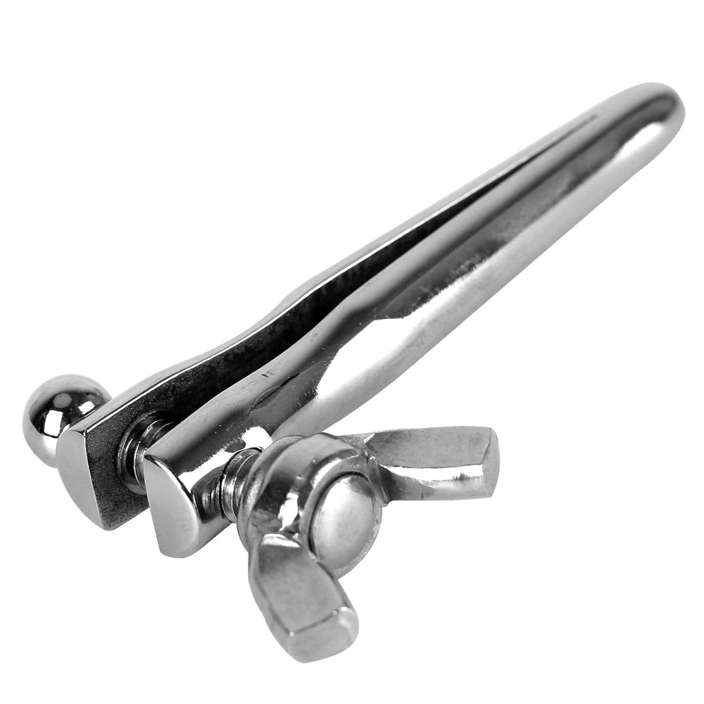 Пинцет из нержавеющей стали Медицинский расширитель 6-8 мм Уретральный зонд Пенисная пробка для мужчин Расширитель для члена Зонды Мужской мастурбатор Секс-игрушка