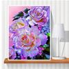 5D Diy алмазная живопись огненно-фиолетовые цветы набор крестиков полная алмазная вышивка мозаика художественная картина стразы Декор подарок