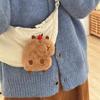 Cute Capybara Plush Dolls Keychain Cartoon Capybara Plush Doll Toy Backpack Decoration Pendant Car Keychain Pendant Gifts