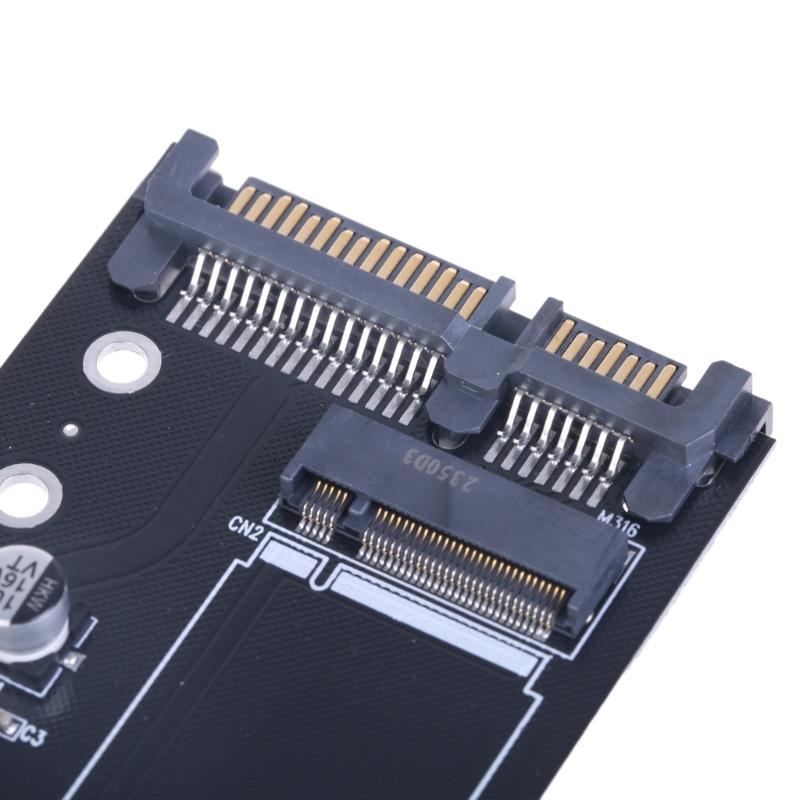 Convenient M.2 To SATA3 Adapters Card Highly Efficiency SATA M.2 SSD Convert Adapters Card Experience Fast Performances