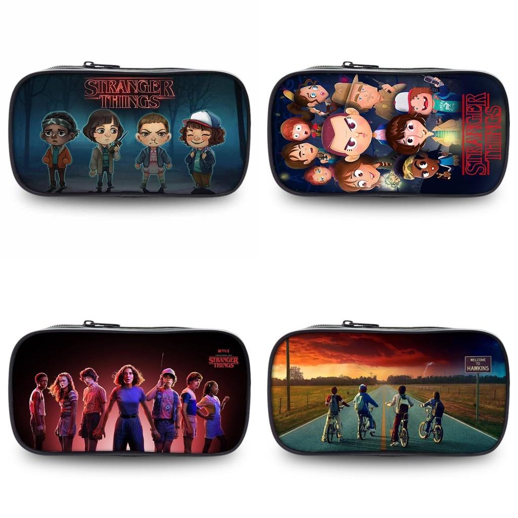 Вместительный пенал Stranger Things из ткани Оксфорд для студентов, универсальный дизайн