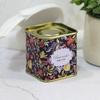 Small Tea Tin Box Square Metal Tea Can Container   Coffee