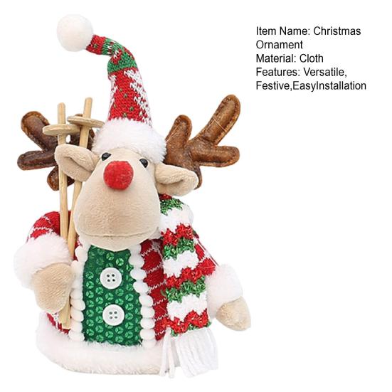 Рождественские украшения Олень Снеговик Орнамент Мультяшный Праздничный Подвесной Декор для Дома Вечеринки Дерева Внутри Снаружи Рождественское Украшение