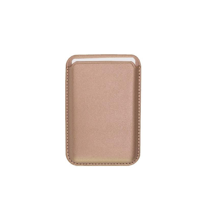 Магнитный держатель для карт MagSafe для iPhone 16/17, Прочная магнитная PU-кожа, Официальный стиль