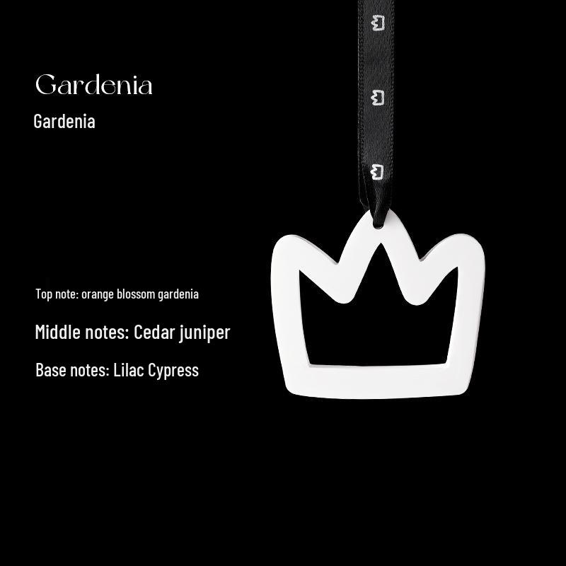 Crown Plaster Car Freshener: Long-lasting Aromatherapy Stone for Odor Removal and Wardrobe Freshness.
