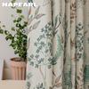 1 шт. Натуральные Ручная роспись Печатные Шторы Нордический Стиль Ins Блэкаут Шторы для Спальни Гостиной Балконного Окна для Домашнего Декора