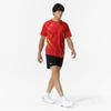 Mizuno Настольный теннис Игра Короткая футболка JTTA Китайский красный, Рукав, Сертифицированный, Влагоотводящий, Быстросохнущий, Унисекс, 82JAC103,
