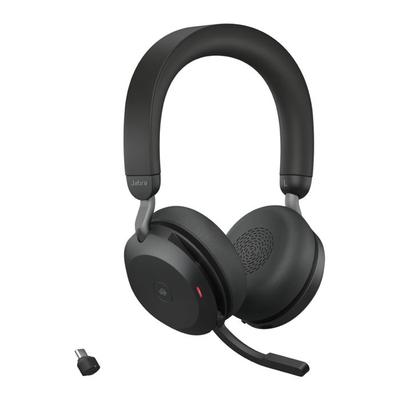 Гарнитура Jabra Evolve2 75 - Беспроводная/проводная Bluetooth - активное шумоподавление - USB-C - изоляция