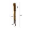 5PCS Straight Flute Screw Tap Titanium Coating Tap Drill Set Screw Threaded Tap  Hand Tools