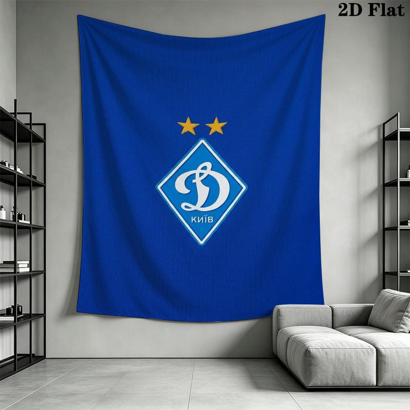 FC Dynamo Moscow Wall Tapestry Aesthetic Wall Hanging Printed Fabric Blanket Decorative Tapestries for Bedroom Living Room Home Decor