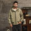 Американская ретро куртка три в одном для активного отдыха мужская с капюшоном модная свободная функциональная куртка для инструментов