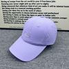 Light and breathable quick-drying baseball cap smiley face embroidery soft top cap spring and summer sunscreen cap showing face small hat men and wome