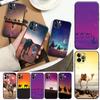 Camel Desert Star Sky Moon Sun Phone Case for iPhone14 13 12 11 Pro Max 8 7 SE XR XS Plus Black Soft Silicon Cover Fundas Coques