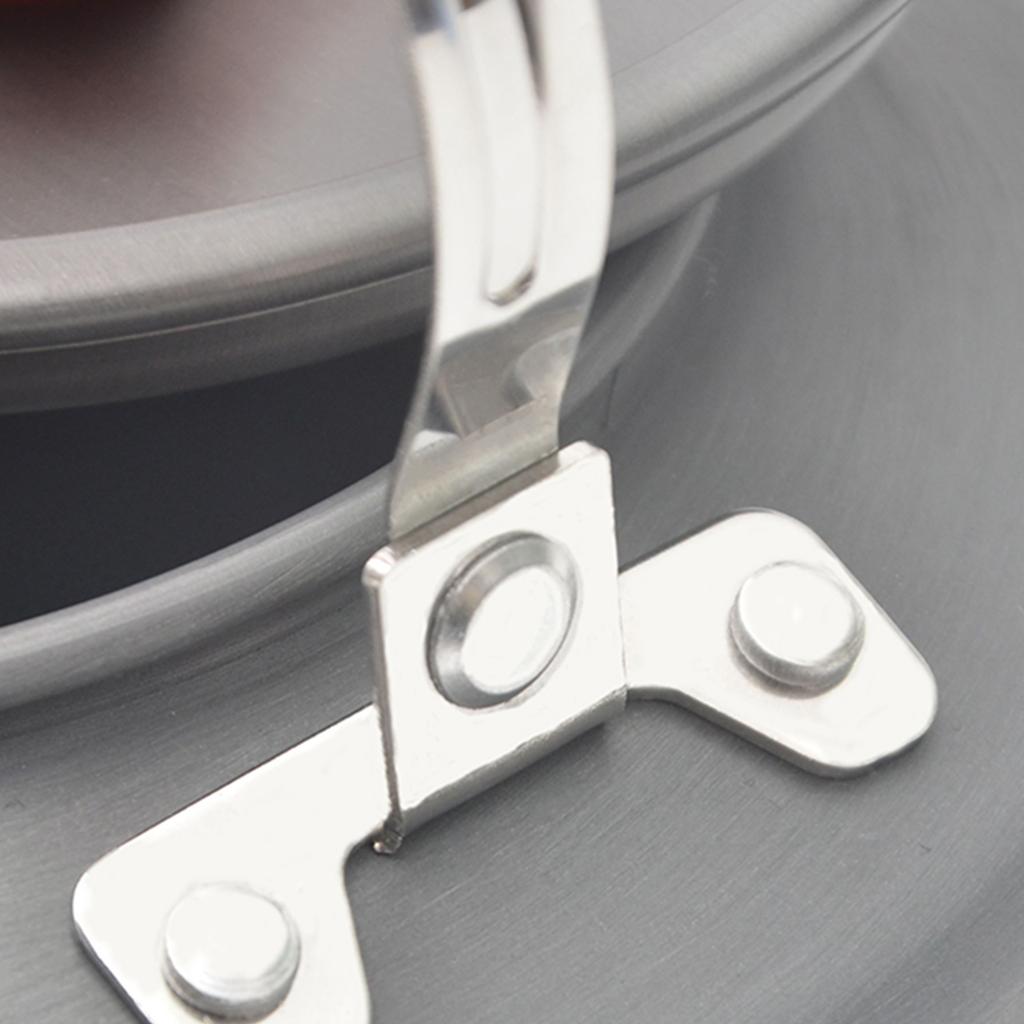 Portable Teapot Aluminum Camp Teas Coffee Pots Outdoor Hiking Water Boilers Camping Kettle Heat Water Teas Pots