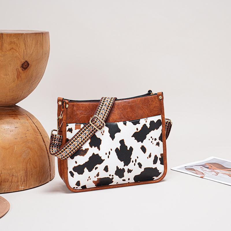 Самая продаваемая женская сумка-леопард - Модная и универсальная сумка через плечо и на плечо большого размера с множеством отделений