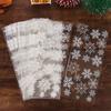 Gift Party Supplies Transparent Christmas Candy Bags Cookies Storage Baking Packaging Cellophane