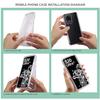 Передняя и задняя крышка для iPhone Samsung Huawei Xiaomi Redmi 9T OPPO