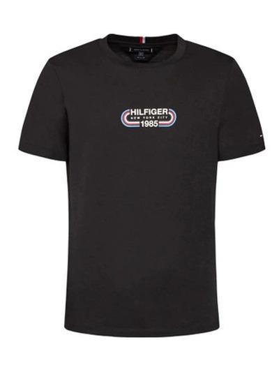 Tommy Hilfiger Regular Fit Men's T-Shirt Black, Size XXL