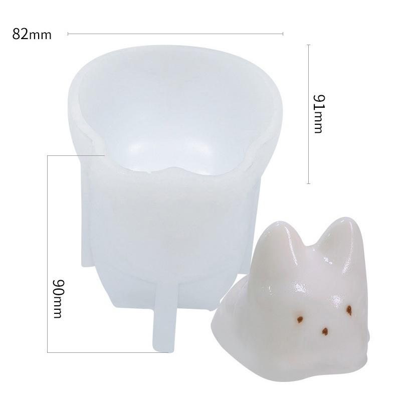 1 упаковка силиконовая форма для пудинга в виде кошачьего молока, миска для желе, милый торт, белая форма для холодного льда, аксессуары для украшения торта