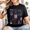 Футболка Bangtan Comeback 2026 - Kpop Подарок для Army Мужская Женская Винтажный Топ Хип-Хоп Уличная Одежда Свободная Футболка с Коротким Рукавом Повседневная Одежда