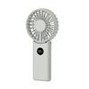 Foldable Portable Handheld Fan 95g Ultra Light Smart Digital Display 100 Speed Adjustable Dual Use for Hand & Desktop
