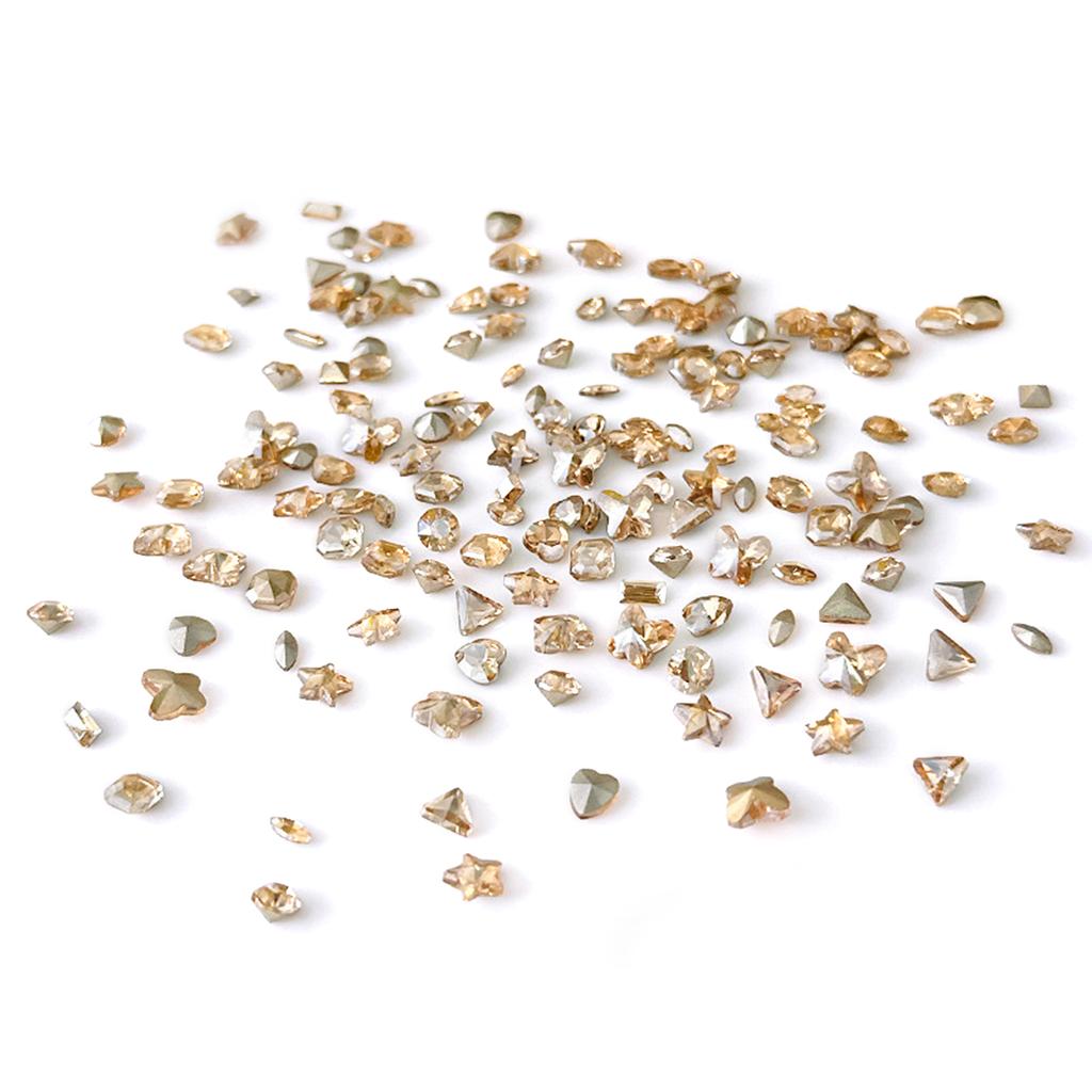 50 шт. Мини-стразы для ногтей с заостренным дном и кристаллами, украшения для ногтей, хрустальные стеклянные камни, маникюрные стразы для ногтей