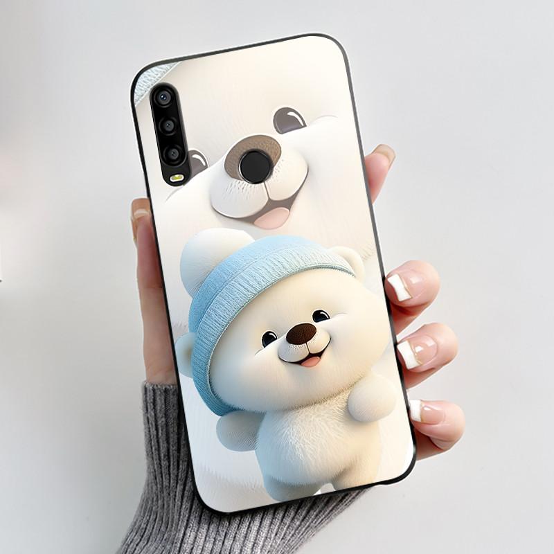 For TCL L10 Pro Case Luxury Cute Love Heart Rabbit Funny Black TPU Soft Silicone Phone Case For TCLL10 Pro Protective Back Cover