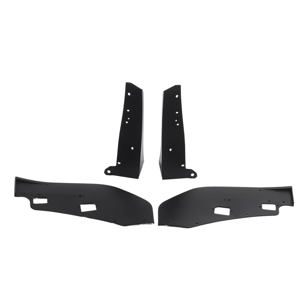 Front Bumper Corner Splitter 1 Pair Long Lasting Use Front Chin Spoiler Winglet Sporty Look for Mustang GT500 2014 To 2021