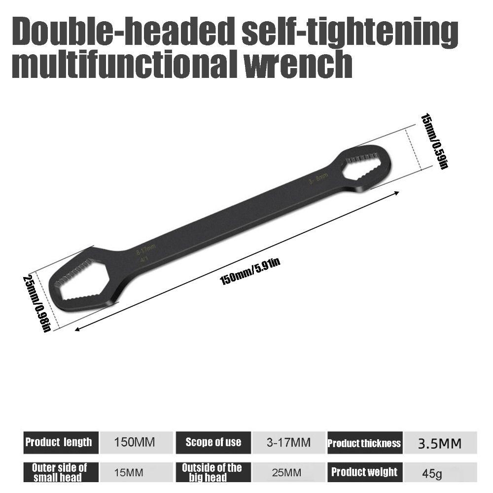 Multi-purpose Manual Repair Tool Universal Torx Wrench Double-head Torx Spanner Ratchet Wrench