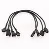 2pcs RGB Extension Cable SM3/4Pin To 3PIN Female/SM3/4Pin Male Adapter Cord for DEEPCOOL/Lian Li PC Case ARGB Cord