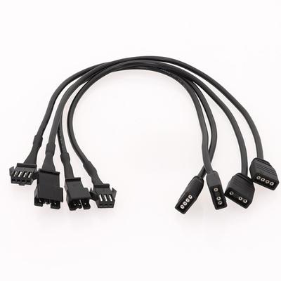 2 шт. RGB удлинительный кабель SM3/4Pin на 3PIN гнездо/SM3/4Pin штекерный переходной шнур для корпусов ПК DEEPCOOL/Lian Li ARGB шнур