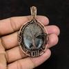 Tree Of Life Black Rutile Copper Pendant Copper Wire Wrapped Gemstone Pendant Handmade Antique Jewelry Black Rutile Jewelry Gift For Mother