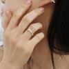 World Line Dewdrop flower ring