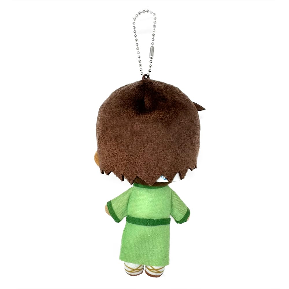 Masuda Kosuke Theater Gag Manga Biyori GO Plush Toy Approx. 13cm Mascot Ball Chain (Matsuo Basho (Green Clothes))