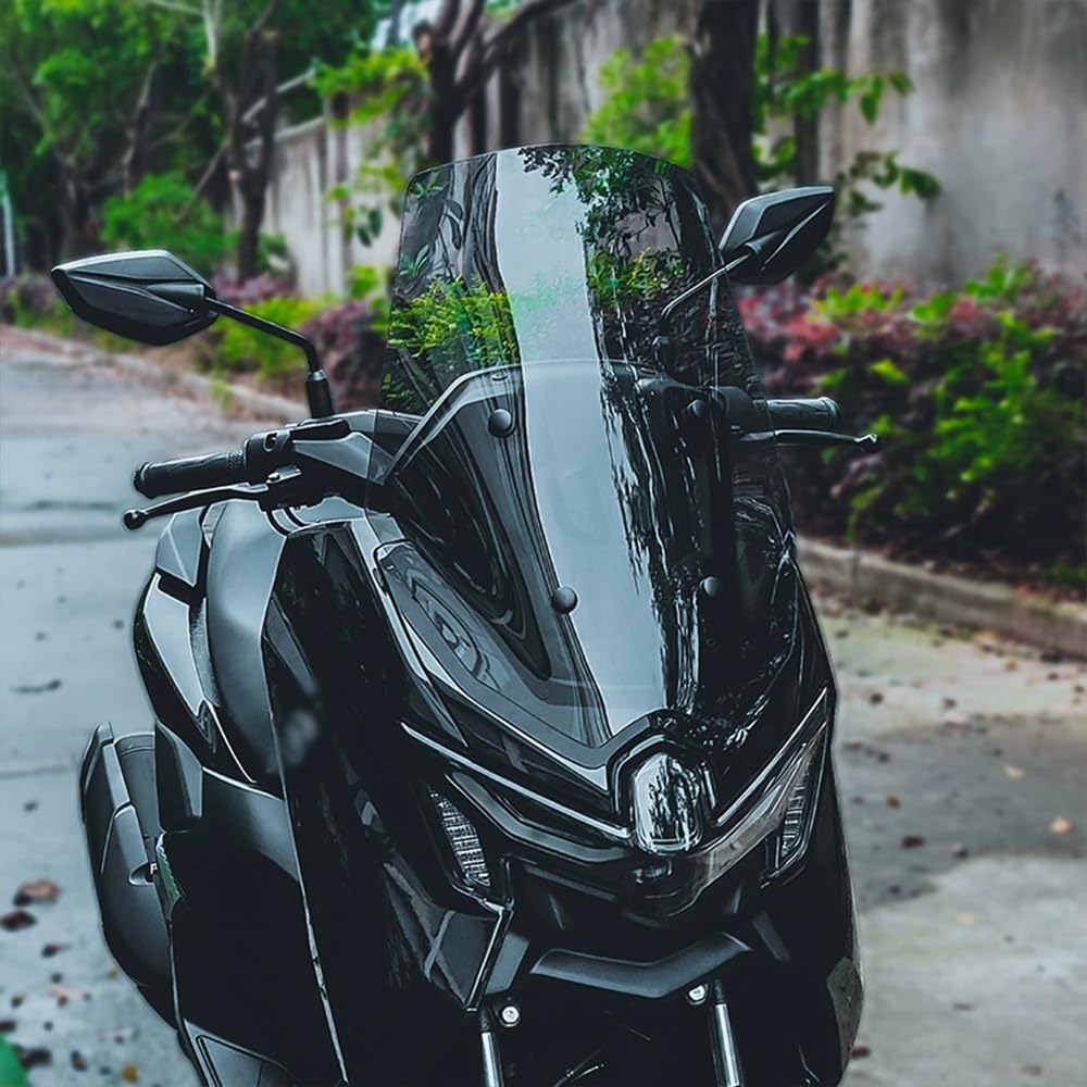 ДЛЯ 2025 NMAX155 Nmax 155 Улучшенное Высокое Ветровое Стекло NMAX Аксессуар для Ветрового Стекла (23,6 дюйма (60 см) + Модифицированный + Прозрачный