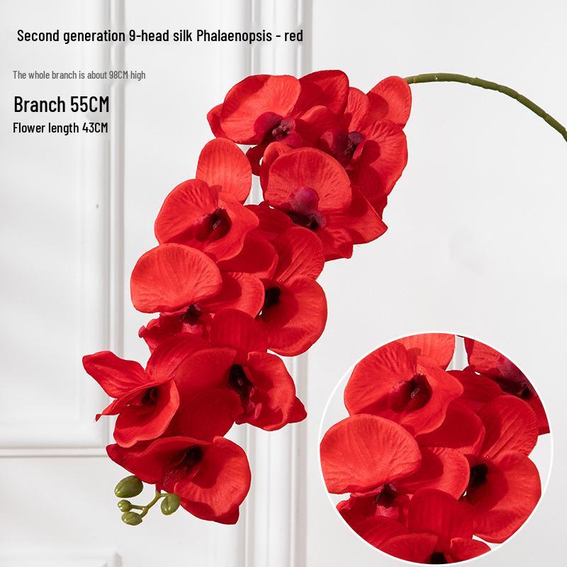 Роскошный реалистичный искусственный цветок фаленопсиса для свадеб и домашнего декора