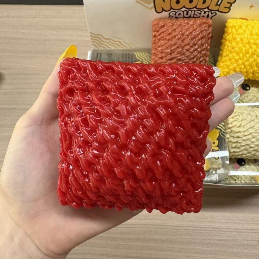 Sound Effects Noodles Squeeze Toy Crunchy Realistic Food Pinch Office Desk Toy